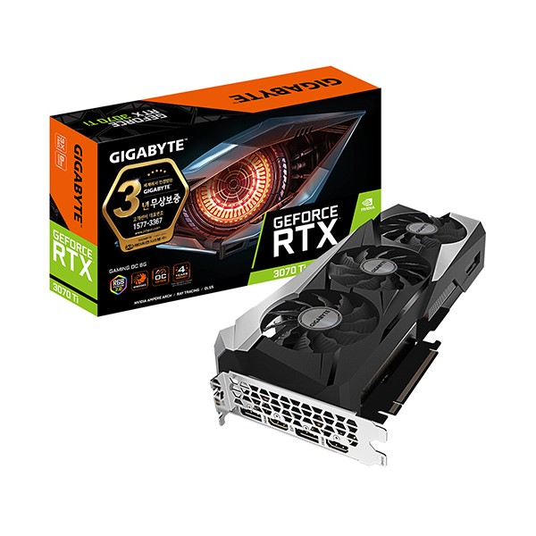 GIGABYTE 지포스 RTX 3070 Gaming OC V2 D6 8GB 제이씨현